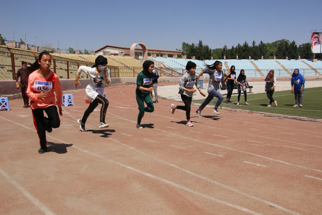 women’s athletics national team competitions started today in Kabul.